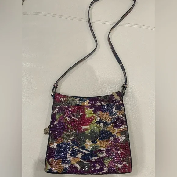 Brahmin Colorful Patterned Crossbody Bag - Picture 1 of 6